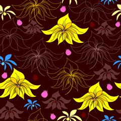 Floral seamless pattern