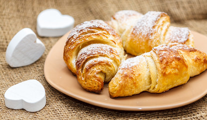 croissant baked with love