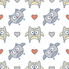 owls seamless