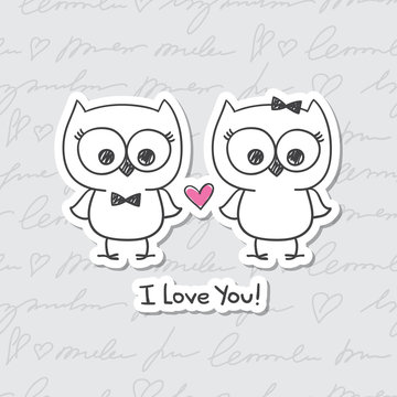 owls in love