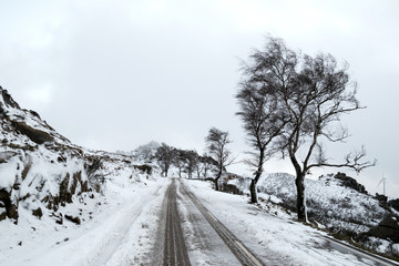 Obraz premium Snow in the mountain IV