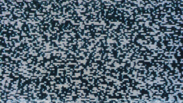 Retro ancient TV device analog white noise close-up 4K 2160p 30fps UltraHD video - Old television no signal noise white and black dots interference 4K 3840X2160 UHD footage 