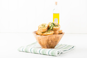 Bowl of Crostini