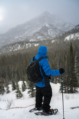 Fototapeta na wymiar Winter Hiking in Colorado