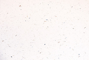 Naklejka premium Seamless recycled paper texture with natural fibers, light beige background, subtle speckles and imperfections, eco friendly kraft surface, minimal abstract backdrop for design