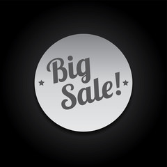 silver badge label theme