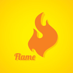 flaming fire theme