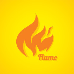 flaming fire theme