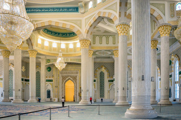Obraz premium Greatest mosque in the republic of Kazakhstan and Asia