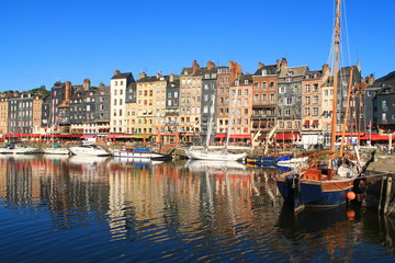 Fototapeta premium Vieux bassin d'Honfleur, France