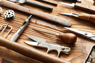 Leather crafting tools