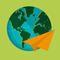 paperplane icon design 