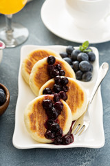 Small cottage cheese pancakes 