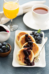 Small cottage cheese pancakes 