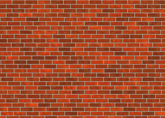 hi-res red small brick wall pattern