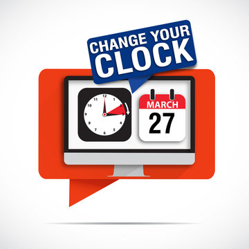 bulles écran : change your clock