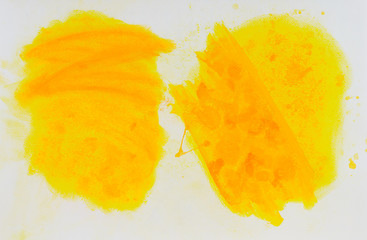 Colour and texture exploring. Yellow and orange.