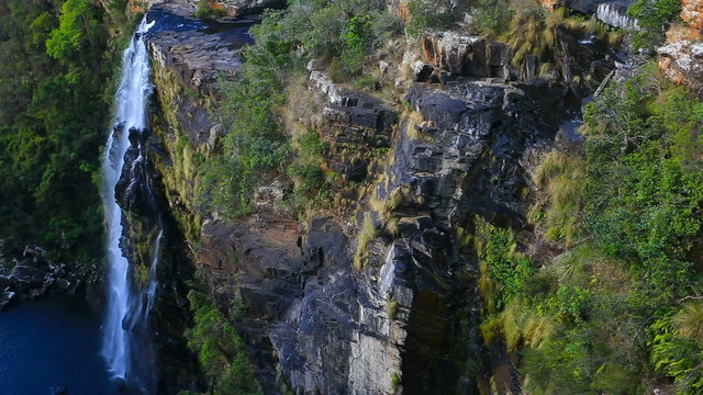 Republic of South Africa - Mpumalanga province. Lisbon Falls (the highest waterfalls in Mpumalanga, 94 metres high)