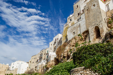 Polignano a Mare, Scenic small town built on rocks in Bari, Apulia, Italy