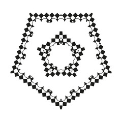 Decorative items to decorate your work. Vector design elements. Vector graphic elements for design.