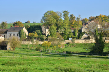 Fototapeta na wymiar France, the picturesque village of Seraincourt