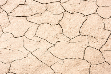 details of a dried cracked seabed