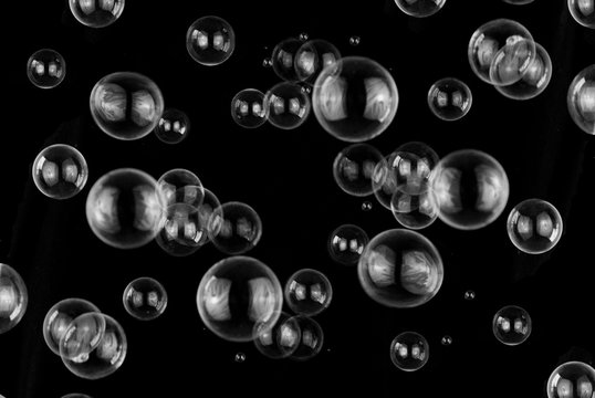 abstract soap bubble background