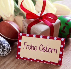 Frohe Ostern card.