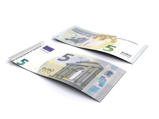 5 EUR Schein 3D