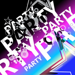 Party background vector