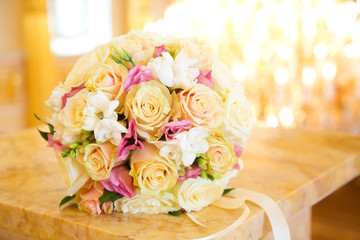 Beautiful bride's bouquet