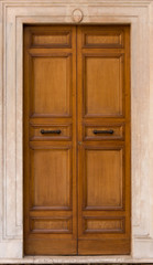 Alte große Holztür