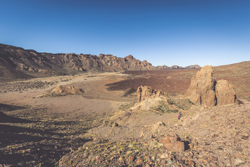 Fototapeta na wymiar Landscape in Teide National Park, Canary Island Tenerife, Spain