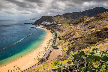 View of Las Teresitas Beach, Tenerife, Spain