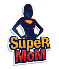 Super Mom Sign and Symbol - 104330023