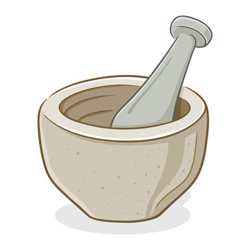 recommend clip art: Vector Illustration of Mortar and Pestle