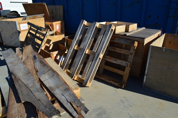 Palettes et bois