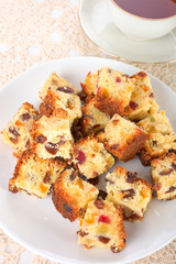 Früchtekuchen- Häppchen zum Tee