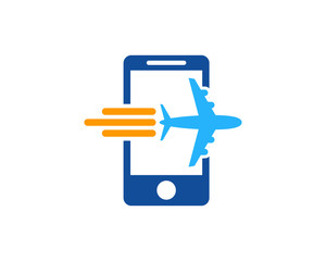 Mobile Travel Logo Design Template