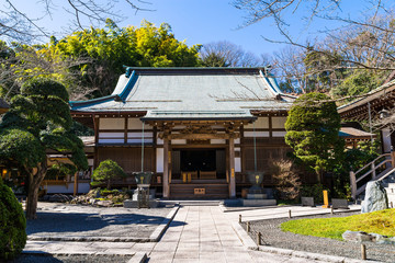 鎌倉　報国寺　本堂