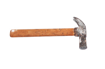 Old rusty  hammer