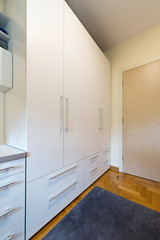 Wardrobe room interior