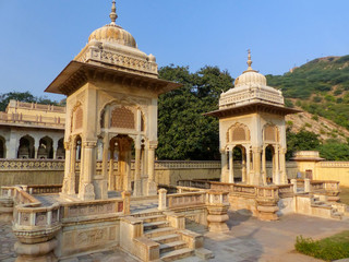 Royal cenotaphs in Jaipur, Rajasthan, India