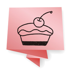 cake doodle drawing