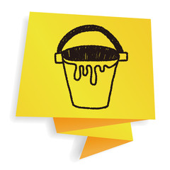 bucket doodle drawing