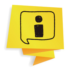 information doodle drawing