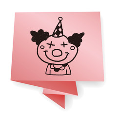 doodle clown