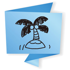 doodle palm