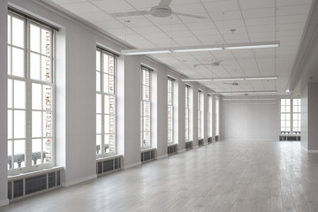 Modern building interior