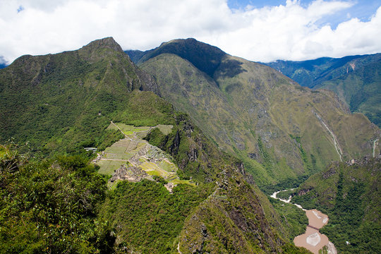 Machu Picchu from Huayna Picchu Peru